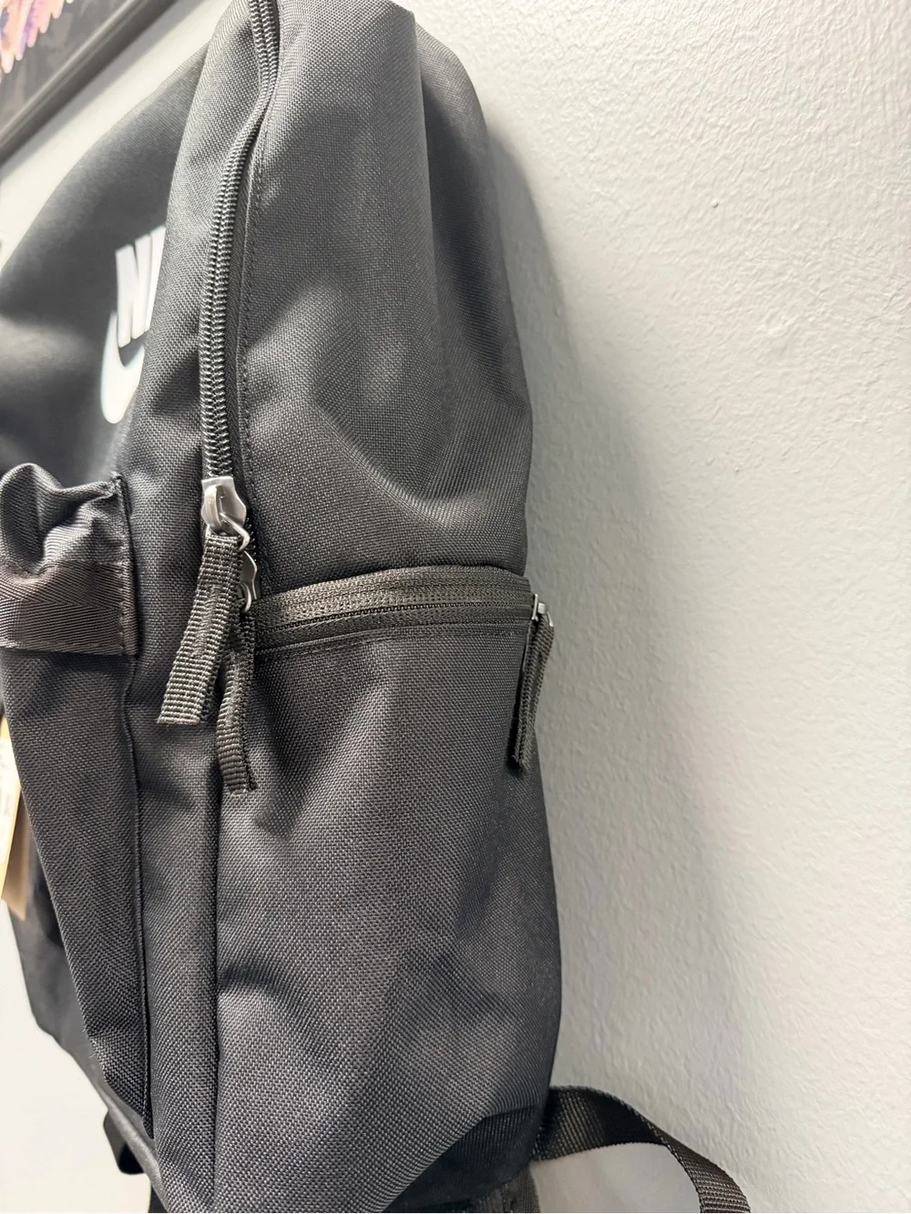 Nike Heritage Backpack Black White Logo NWT DC4244-010 25L